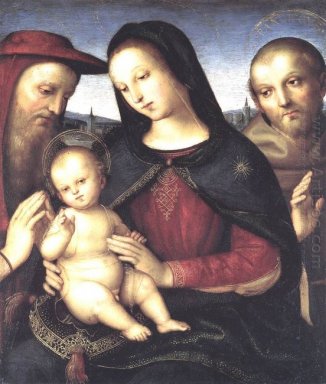 Vierge à l\'Enfant et saints