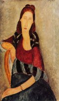 portrait of jeanne hebuterne 1919