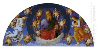 Polyptych Of St Peter Eternal Blessing Dengan Cherubs Dan Malaik