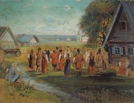 round dance in the village 1874