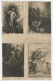 Four Illustrations To A Spanish Book 1655