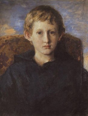 Portret van Boris Vasnetsov Zoon Van De kunstenaar 1889