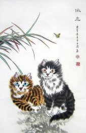 Cat - Chinese Painting