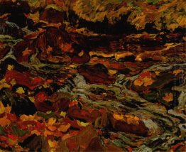 Leaves in the Brook