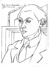 Portrait Daniel Henry Kahnweiler 1921