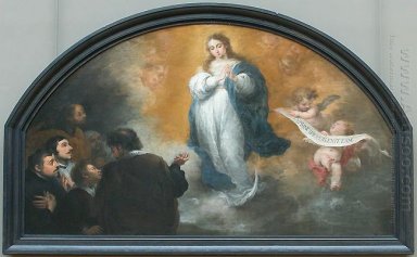 L\'apparition de la Vierge Immaculée six caractères 1665