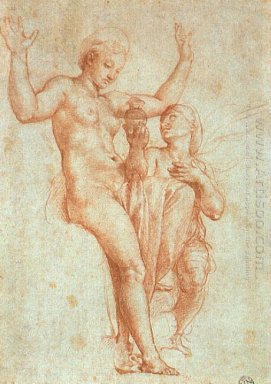 Psiche Presentando Venere con l\'acqua della Styx 1517