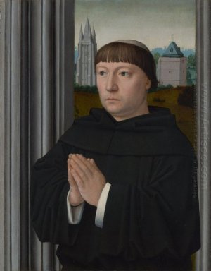 Sebuah Augustinian Friar Berdoa