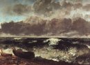 La mer orageuse The Wave 1870