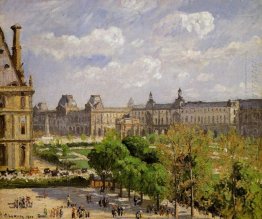 place du carrousel the tuileries gardens 1900