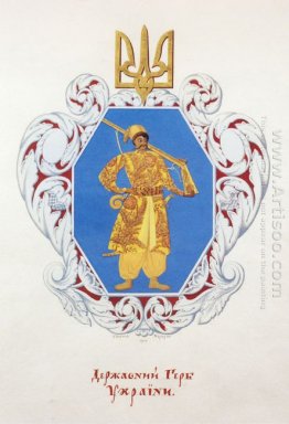 Kleine Wappen des ukrainischen Staates 1918