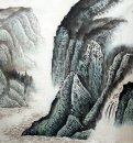 Bergen, Rivier - Chinees schilderij