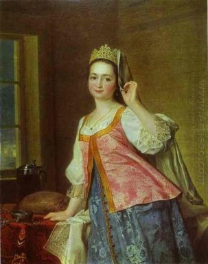 Portrait de A. D. Levitzkaya, la fille de l\'artiste