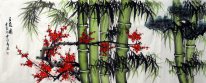 Bambu (Tiga Temannya Musim Dingin) - Lukisan Cina