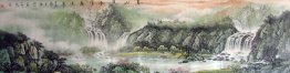 Waterfall - Chinese Painting