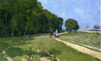 path near the parc de courances 1868