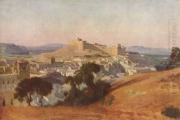 View From Villeneuve Lés Avignon Saint André Fort 1836