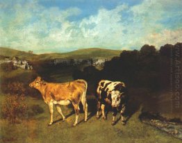 White Bull And Blond Heifer 1851