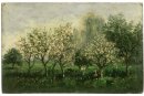 Alberi di mele in fiore 1862