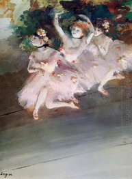 three ballet dancers 1879