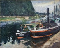 barges on pontoise 1872