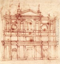Project voor de gevel van de San Lorenzo, Florence c. 1517