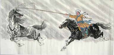 Horse - Peinture chinoise