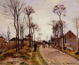 the road to saint cyr at louveciennes  the road to saint cyr at louveciennes