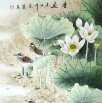 Lotus&Birds - Chinese Painting