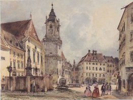 The Main Square In Bratislava 1843