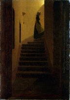 Woman on the stairs