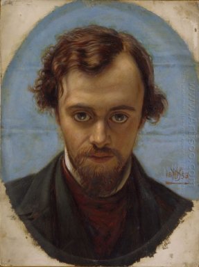 Portret van Dante Gabriel Rossetti