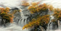 Waterfall - Chinese Painting