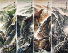 Four seasons - Chinese Painting