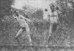 J. Laurie Wallace and unidentified model