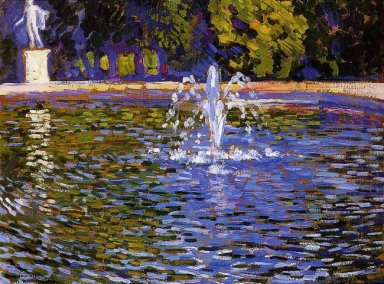 Der Brunnen Parc Sans Souci In Potsdam 1902