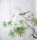 Pájaros y flores - Pintura china