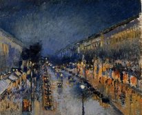 the boulevard montmartre at night 1897