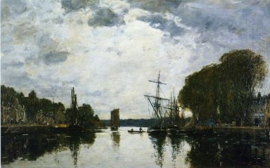 El Puerto de Landerneau Finistere 1871