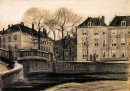 Bridge och hus på hörnet av Herengracht Prinsessegracht 1