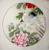 Vogels&Bloemen - Chinees schilderij