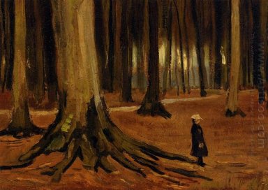 Meisje In Het Bos 1882