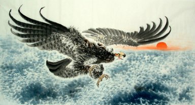 Eagle - kinesisk målning