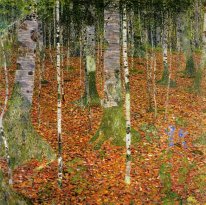 Farmhouse Dengan Birch Trees 1903