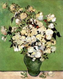 A Vase Of Roses 1890