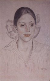 Portrait Of N A Kuznetsova 1919