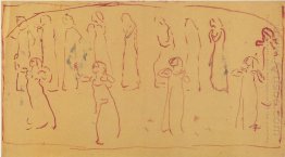 Thirteen Standing Draped Figures