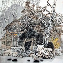 A Pavilion - Chinese Painting