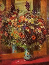 Bouquet In Front Of A Mirror 1877