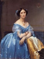 Stående av den Princesse De Broglie 1853